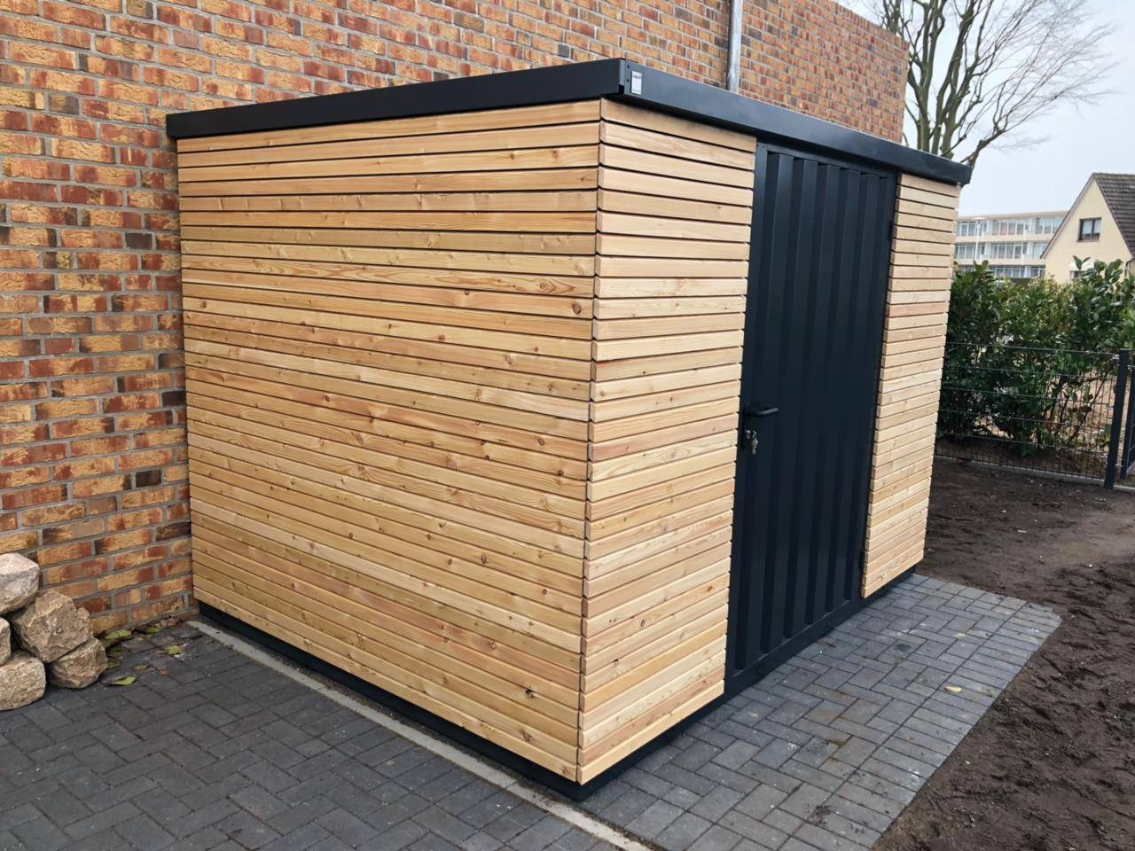Gardenboxx-mit-L-rchenholz Siebau Design-Gartenhaus 311 günstig bei HWG-Tec kaufen.
