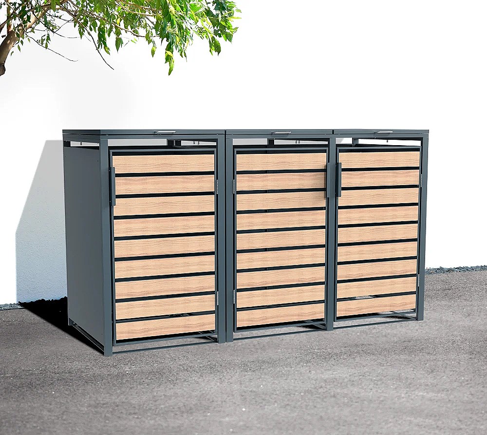 Mülltonnenbox Lacina 3x240 Liter Mülltonnenbox Lacina 3x240 Liter