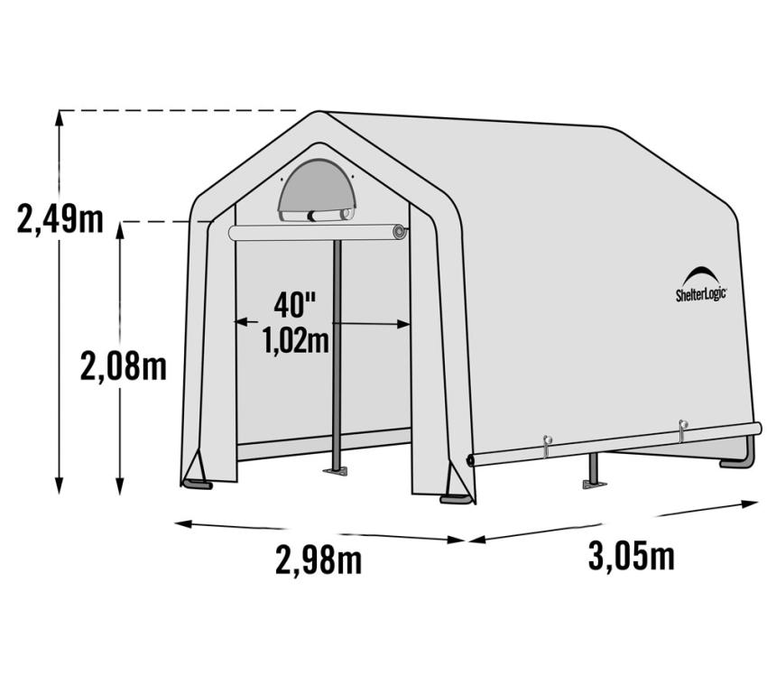 Folien Gewächshaus 300x300