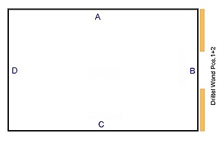 Drittel Wand Pos 1+2