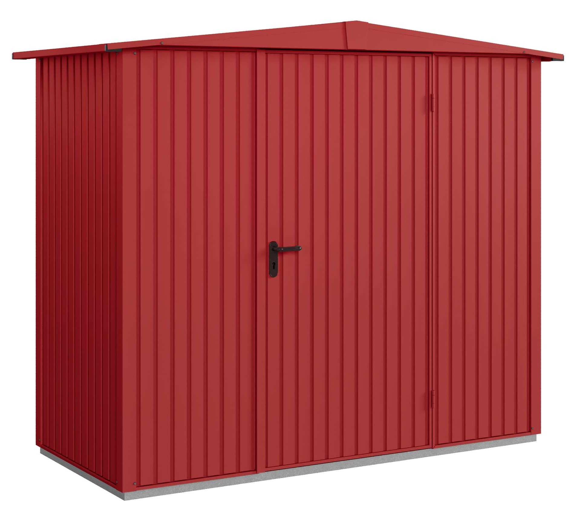 Hörmann Gerätehaus Classic-Satteldach Typ1 RAL3004 1flgl-Türe Hörmann Gerätehaus Classic-Satteldach Typ1 RAL3004 1flgl-Türe