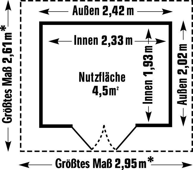 Grosfillex UTILITY V4.9 Skizze