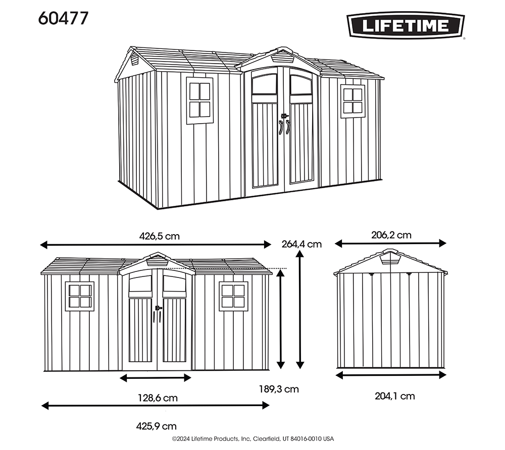 Lifetime Gerätehaus Kentucky
