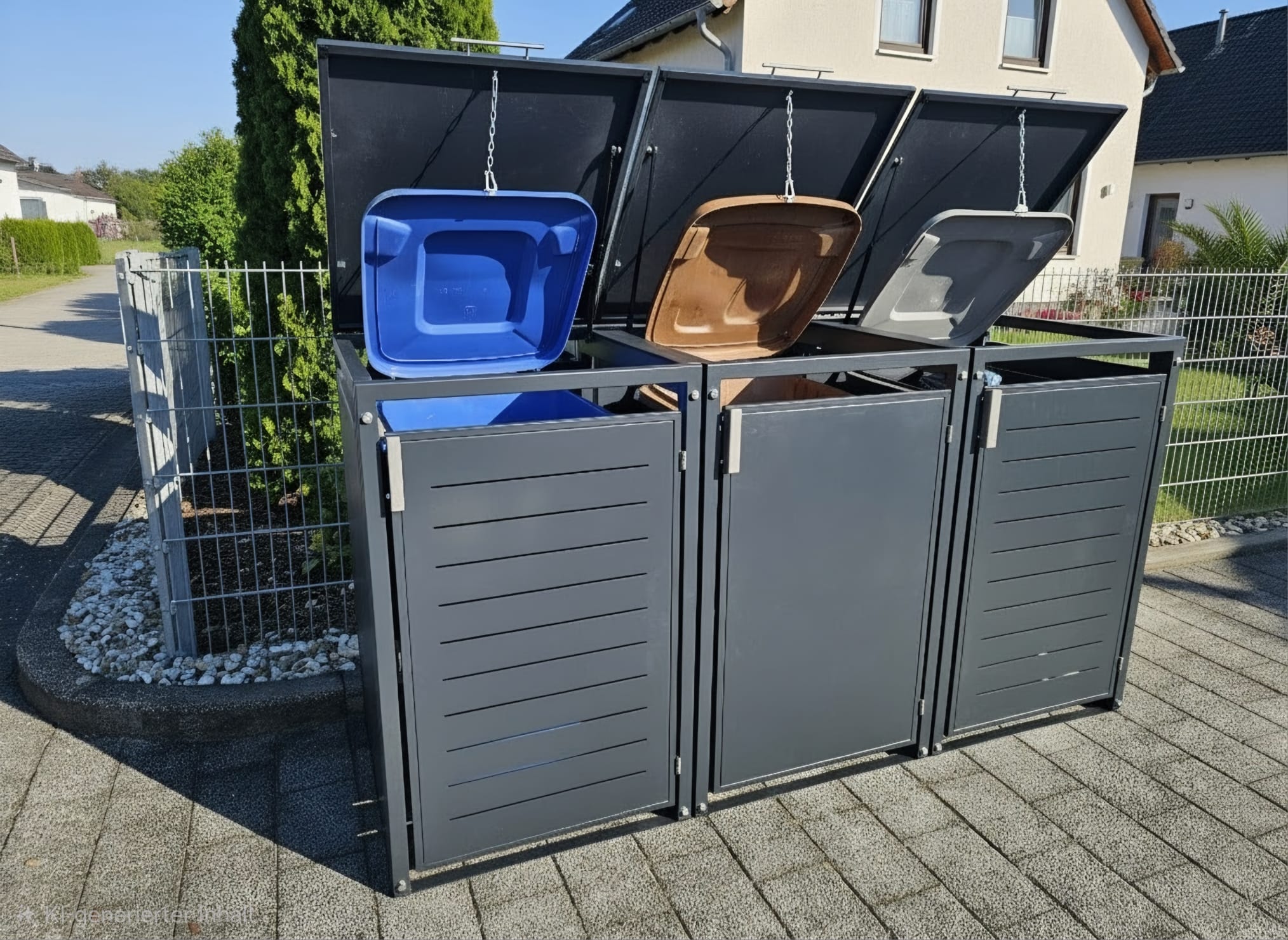 Widl Mülltonnenbox 3er