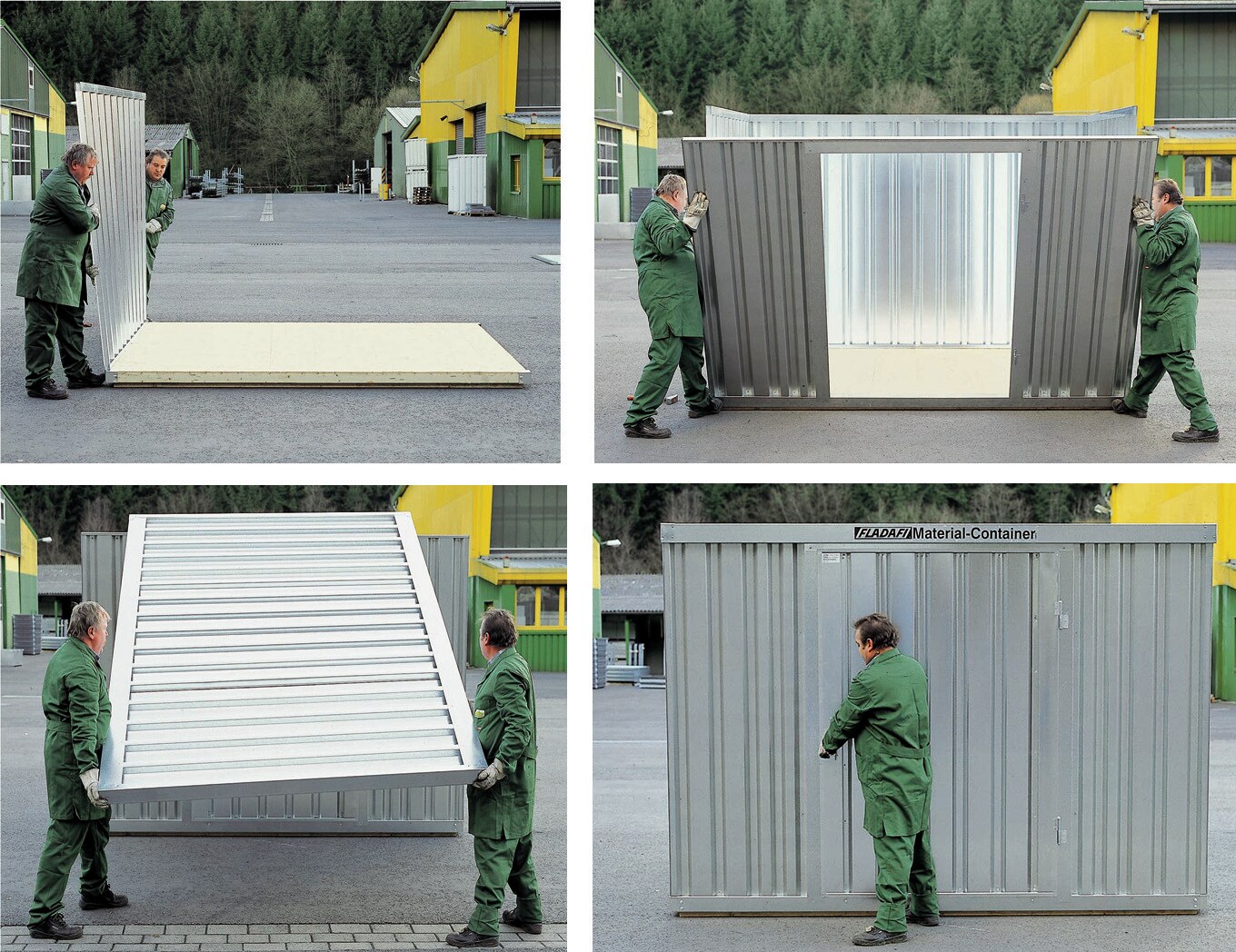 Saebu_montage FLADAFI Materialcontainer MC 1300 Montage