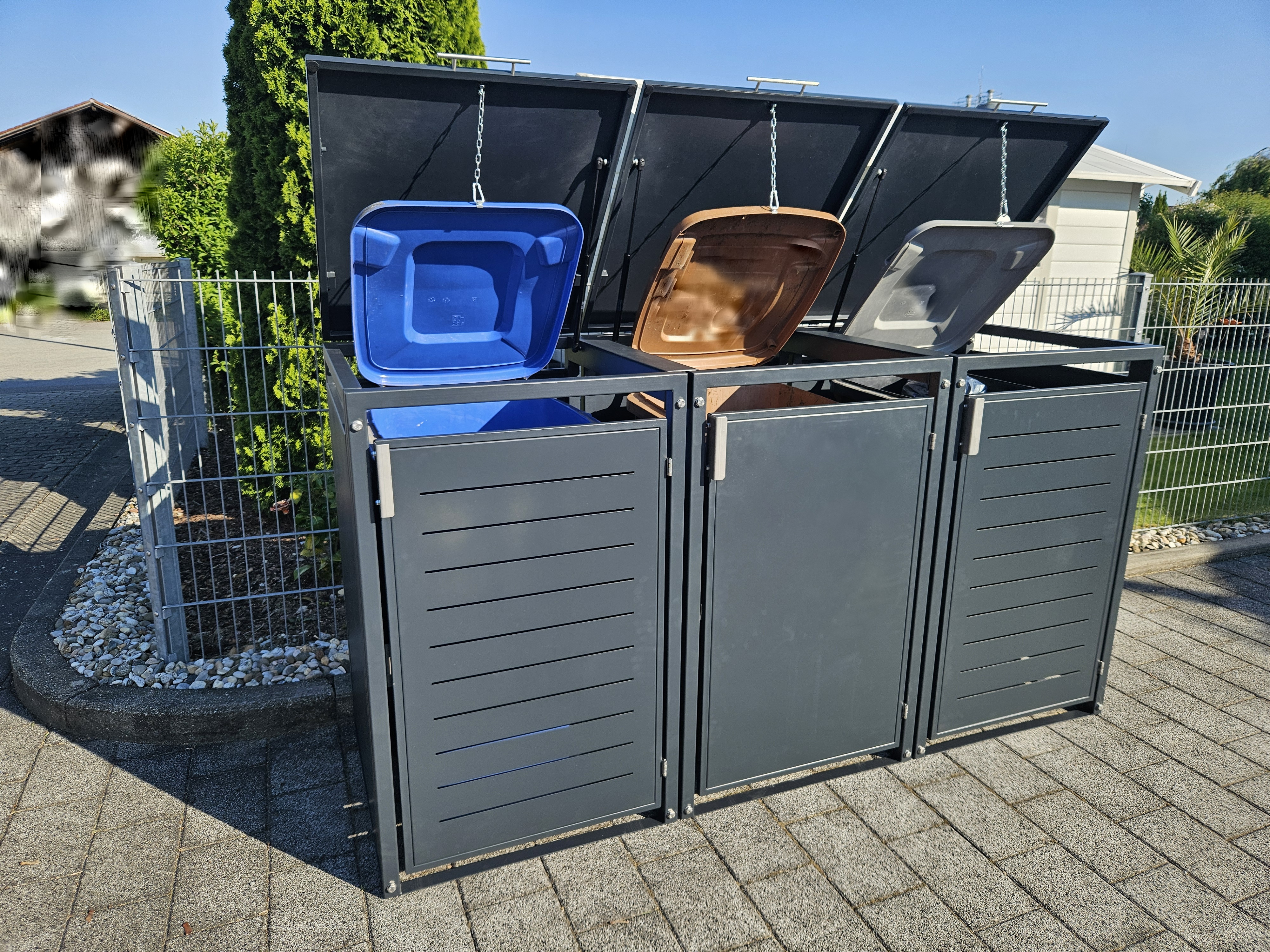 Widl Mülltonnenbox 3er