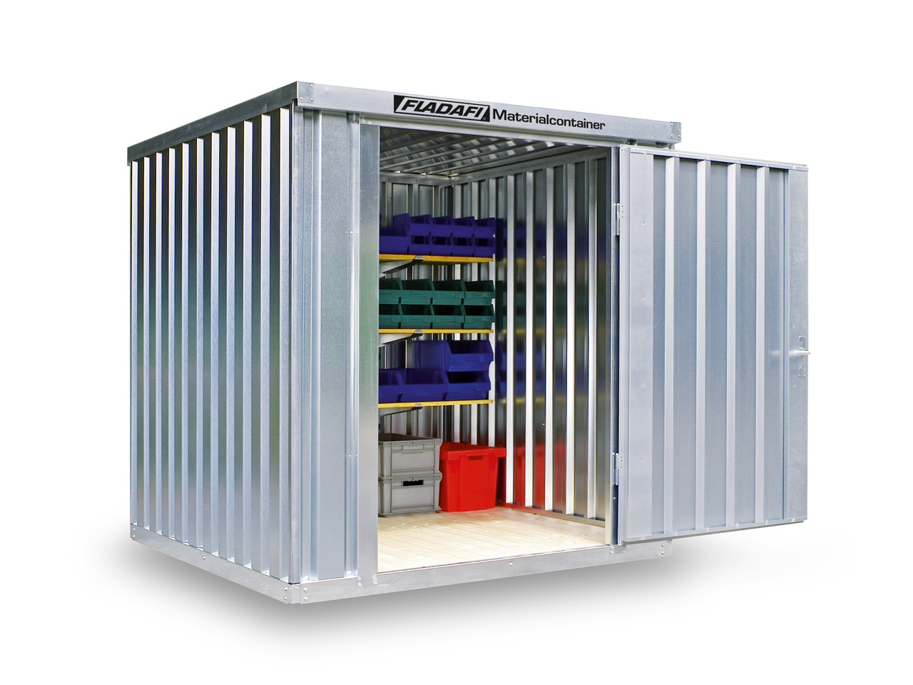 FLADAFI Materialcontainer MC 1200 ✔️ günstig bei HWG-Tec kaufen ✔️ mit Holzboden ✔️
