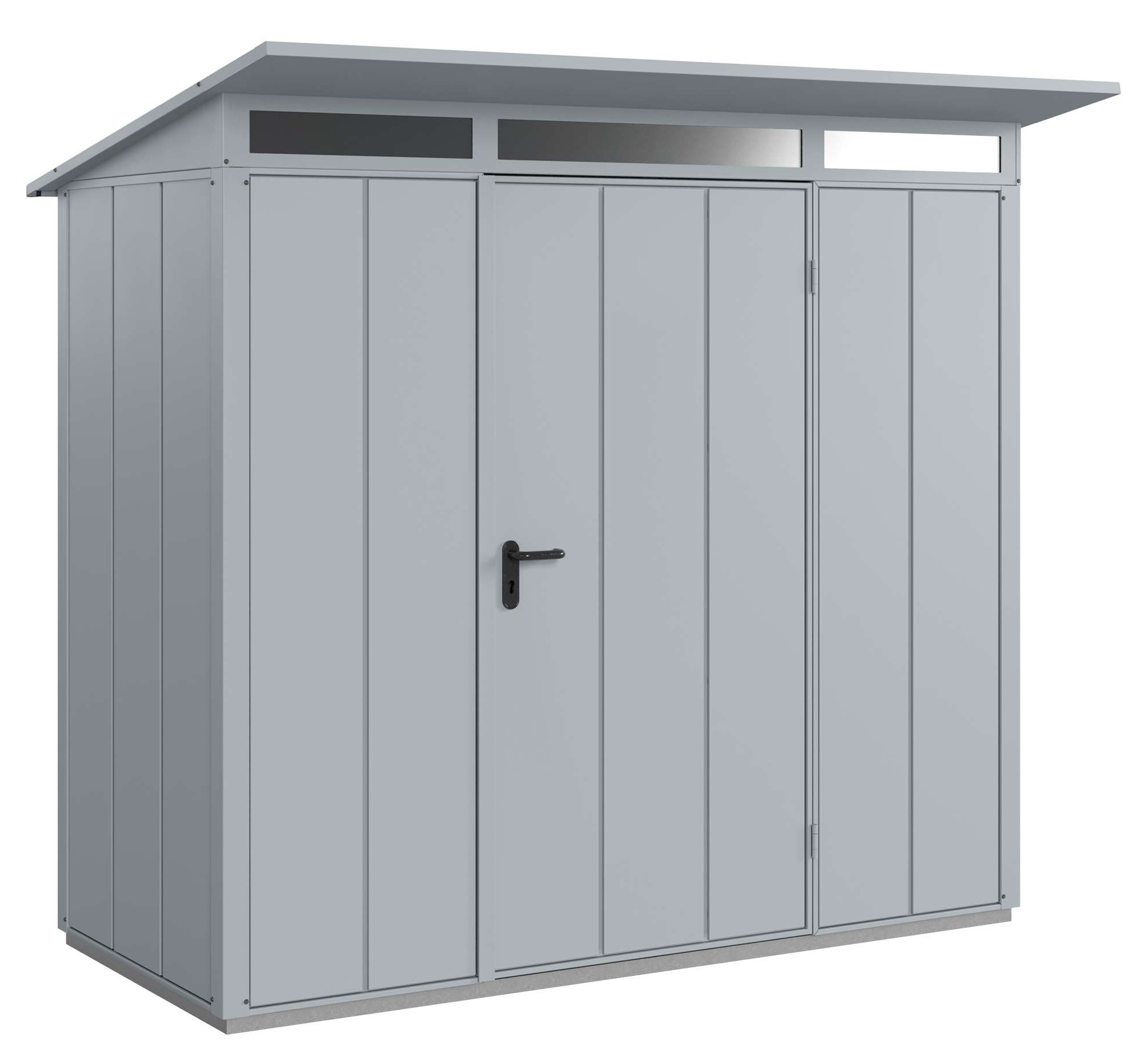 Hörmann Gerätehaus Modern-Pultdach Typ1 RAL7040 1flgl-Türe Hörmann Gerätehaus Modern-Pultdach Typ1 RAL7040 1flgl-Türe