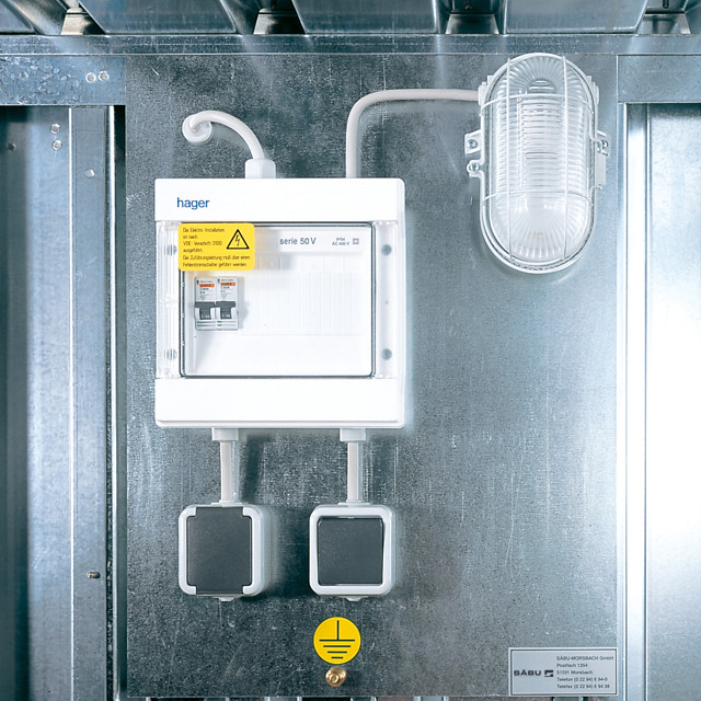 s-bu-elektroinstallationspaket Elektroinstallation auf Installationsplatte für MC und ST (WGK).