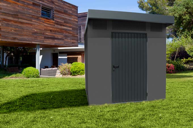 siebau-PGH-anthrazit159e0792ad1ef1 Siebau Gartenhaus Metallgerätehaus PGH Gerätehaus, Dekorputz anthrazit