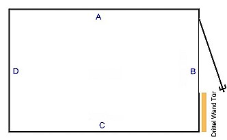 Drittel Wand Pos 2 Türe