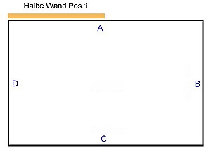 Halbe Wand Pos 1