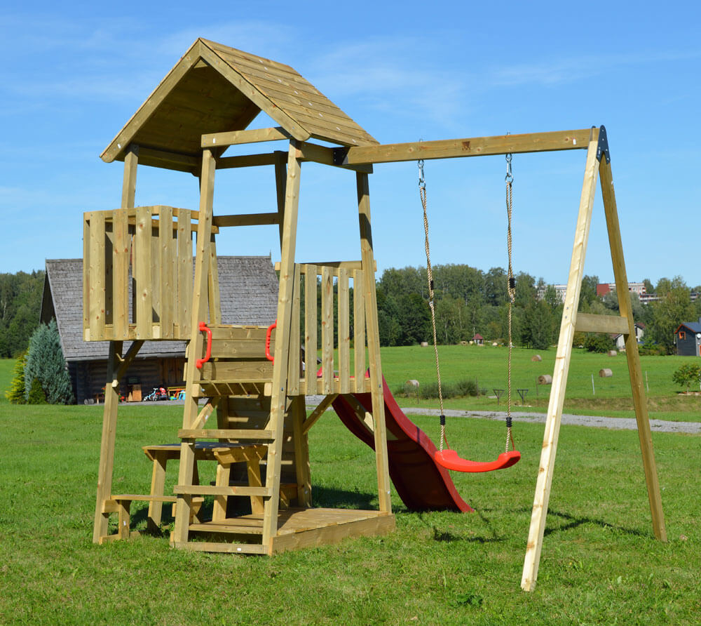 Spielturm Gorilla Stelzenhaus Kletterturm. Geeignet für Kinder ab 4 Jahren
