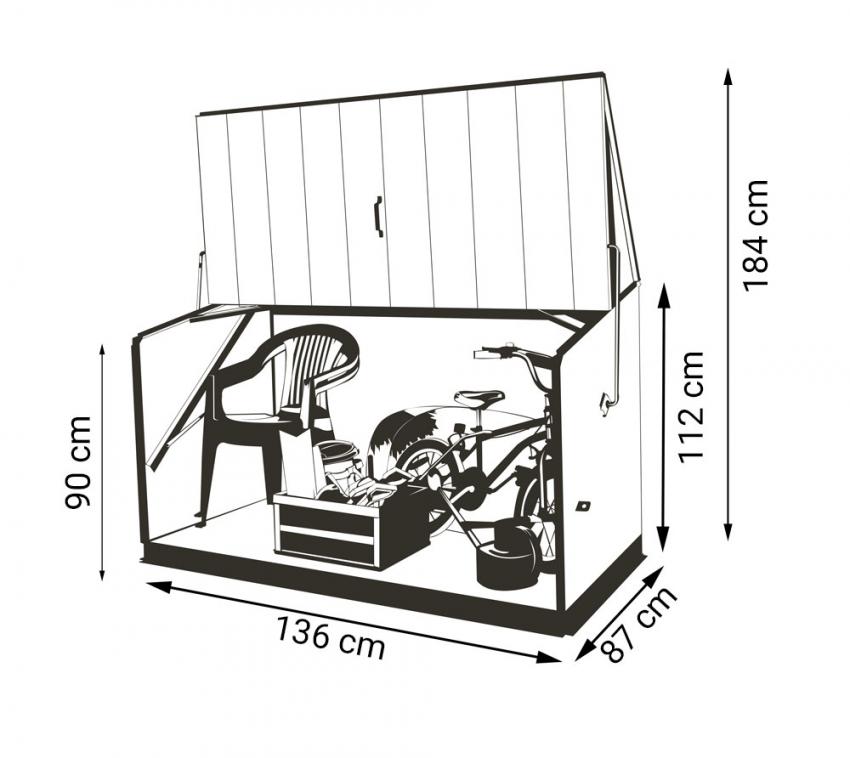 Trimetals Aufbewahrungsbox Stowaway