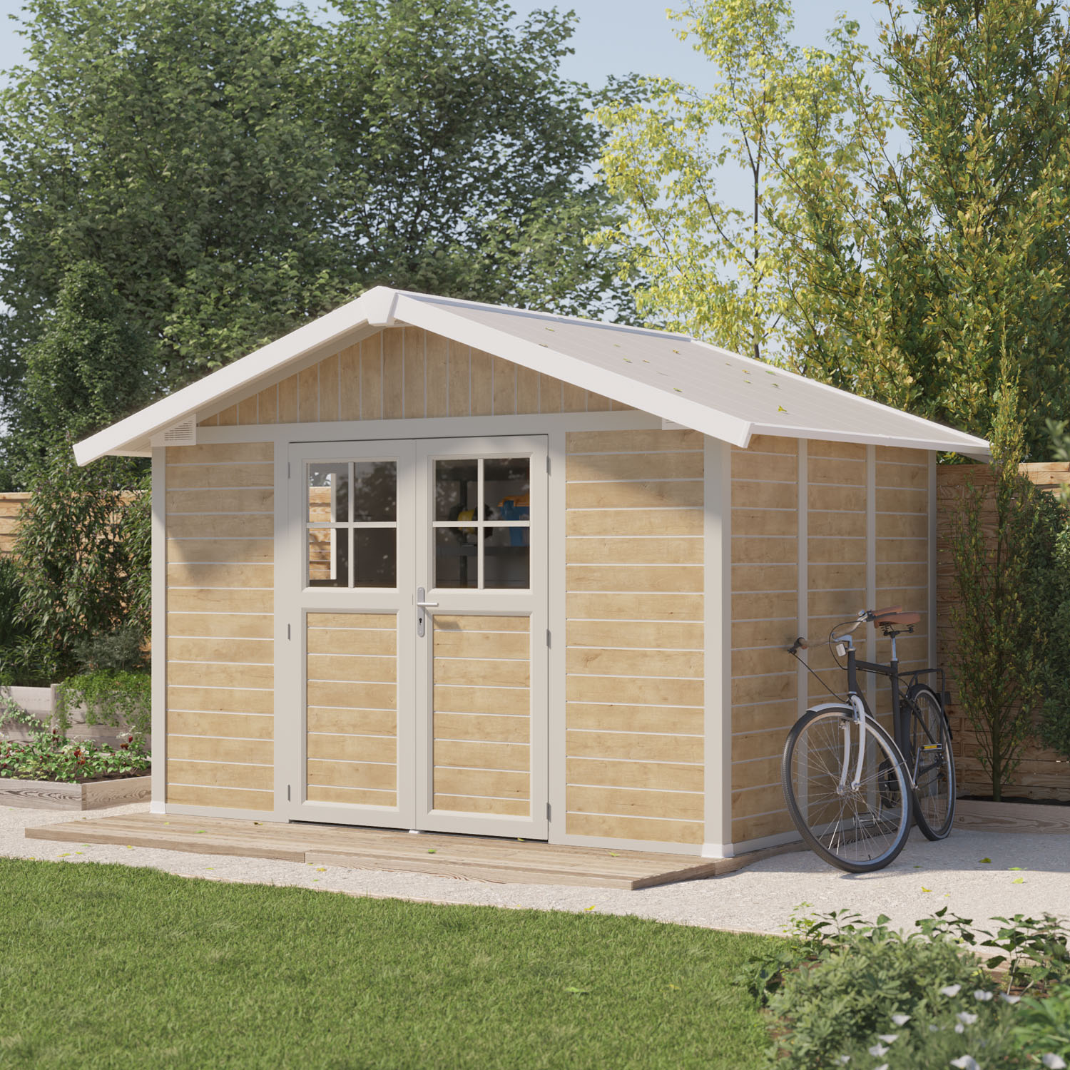 Grosfillex DECO H7.5 Sherwood-holzoptik
