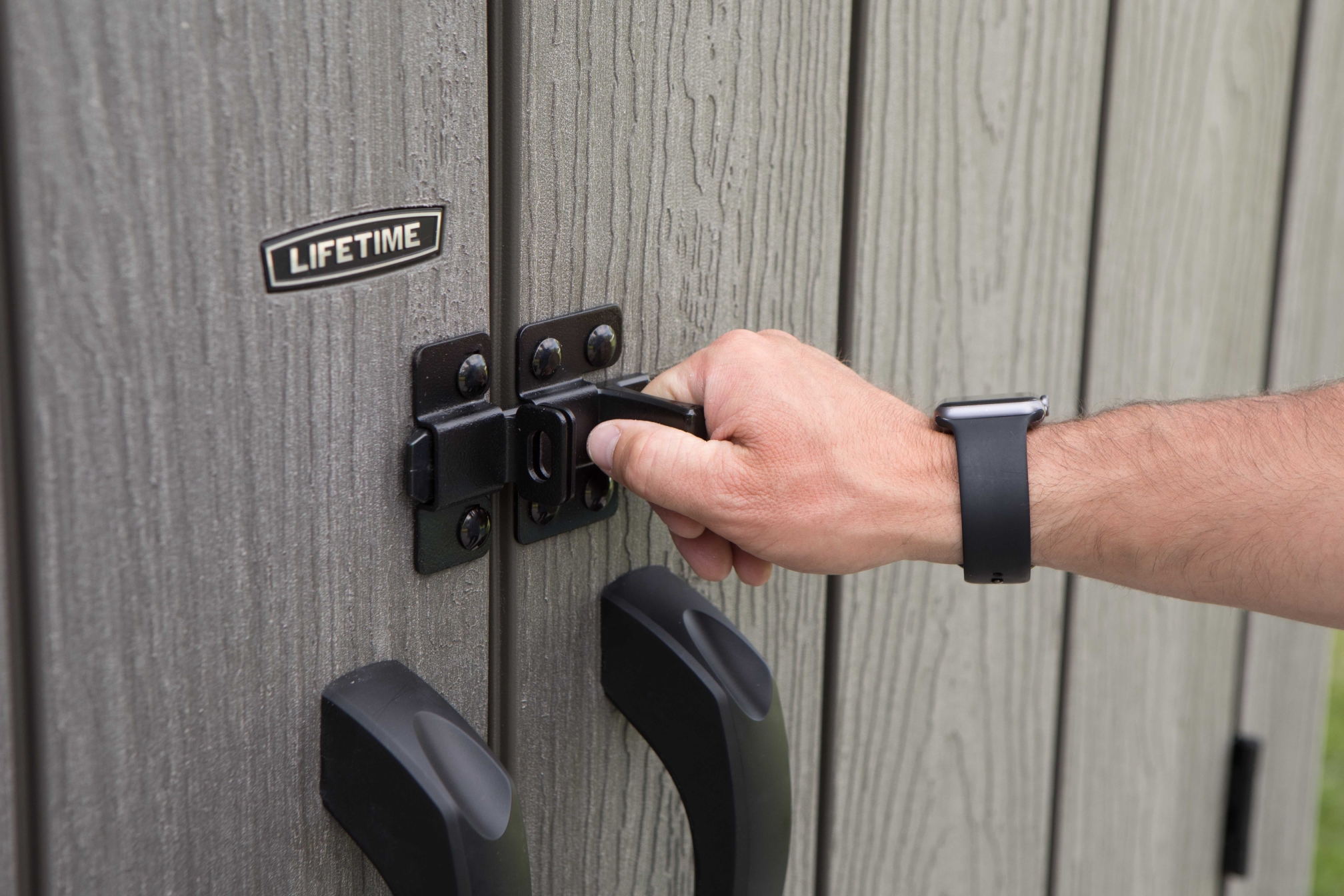 Lifetime Gartenschrank und Geräteschrank Türgriffe