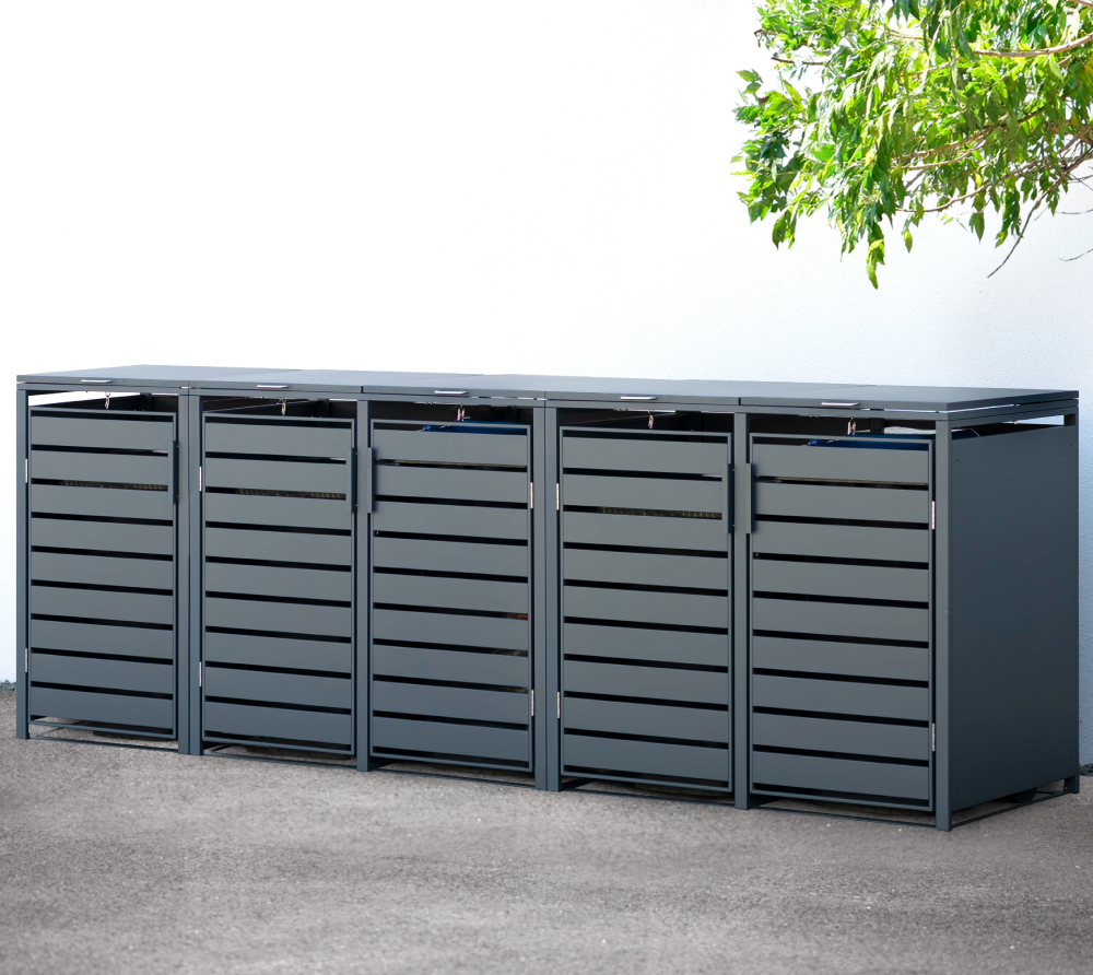 Mülltonnenbox 5er Kubus Mülltonnenbox 5er Kubus