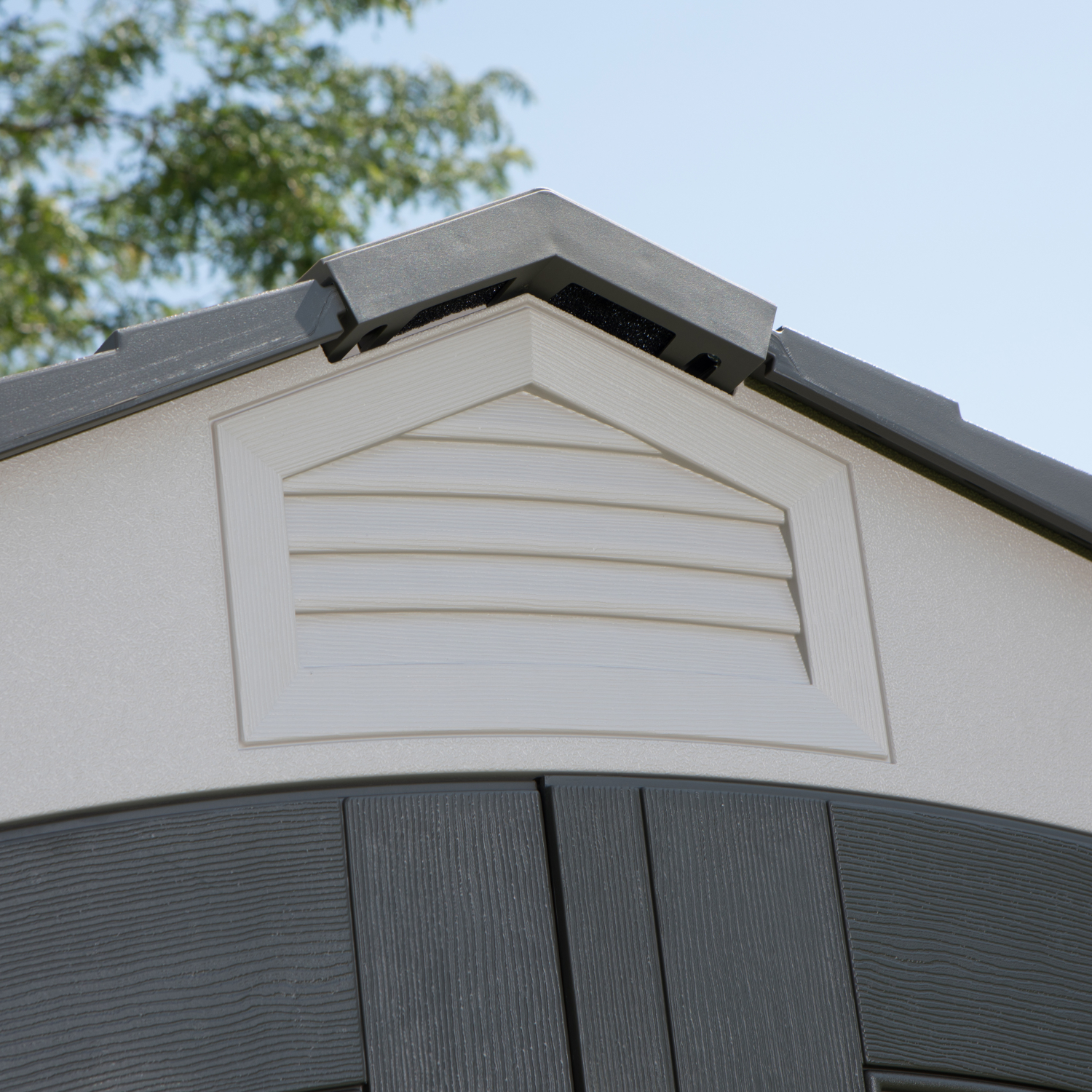Lifetime Kunststoff Gerätehaus Phoenix Lufteinlass mit Insektenschutz