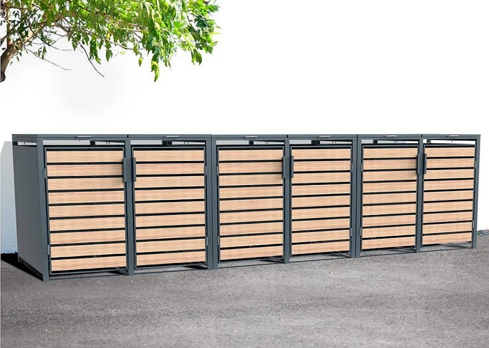 Mülltonnenbox Lacina 6x240 Liter Mülltonnenbox Lacina 6x240 Liter