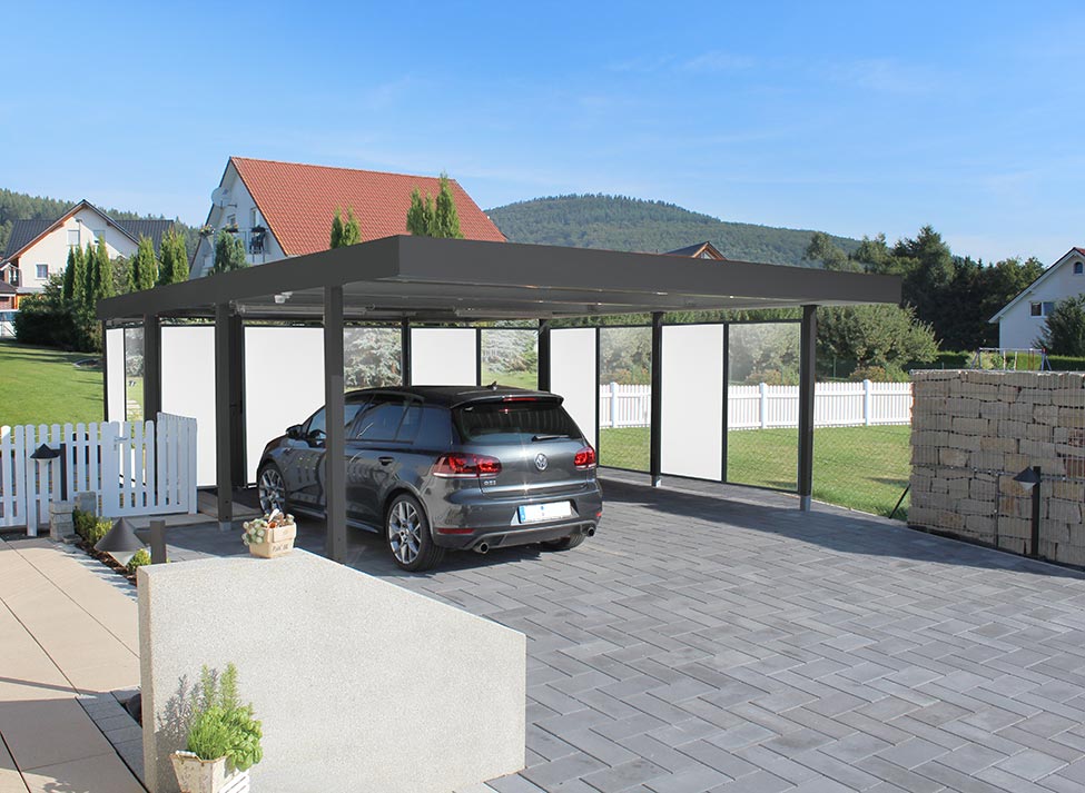 Siebau Carport Wandelement Plexiglas